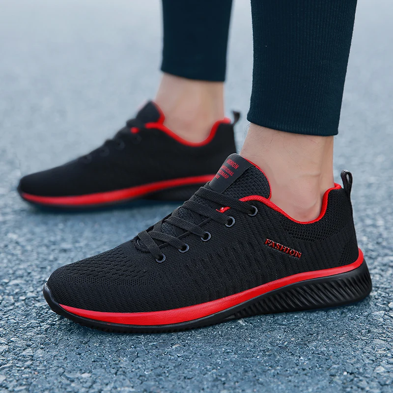 Athletic Shoes for Men Shoes Sneakers Black Shoes Casual Men Women Knit Sneakers Breathable Athletic Running Walking Gym Shoes images - 6