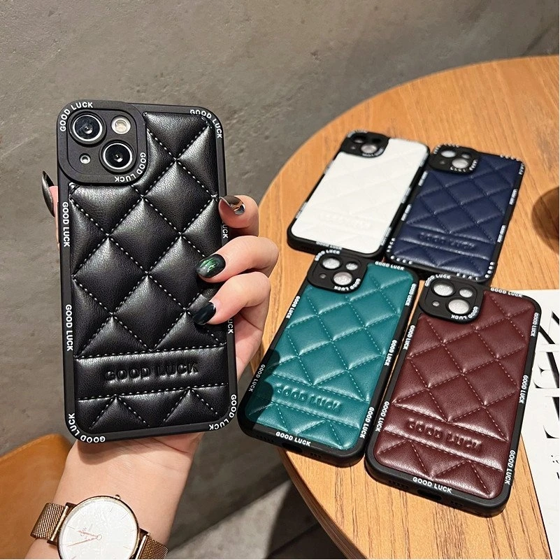 

Мягкий чехол из искусственной кожи с геометрическим рисунком для Iphone 14 Pro Max 14 Plus 11 12 13 Pro Max, новинка