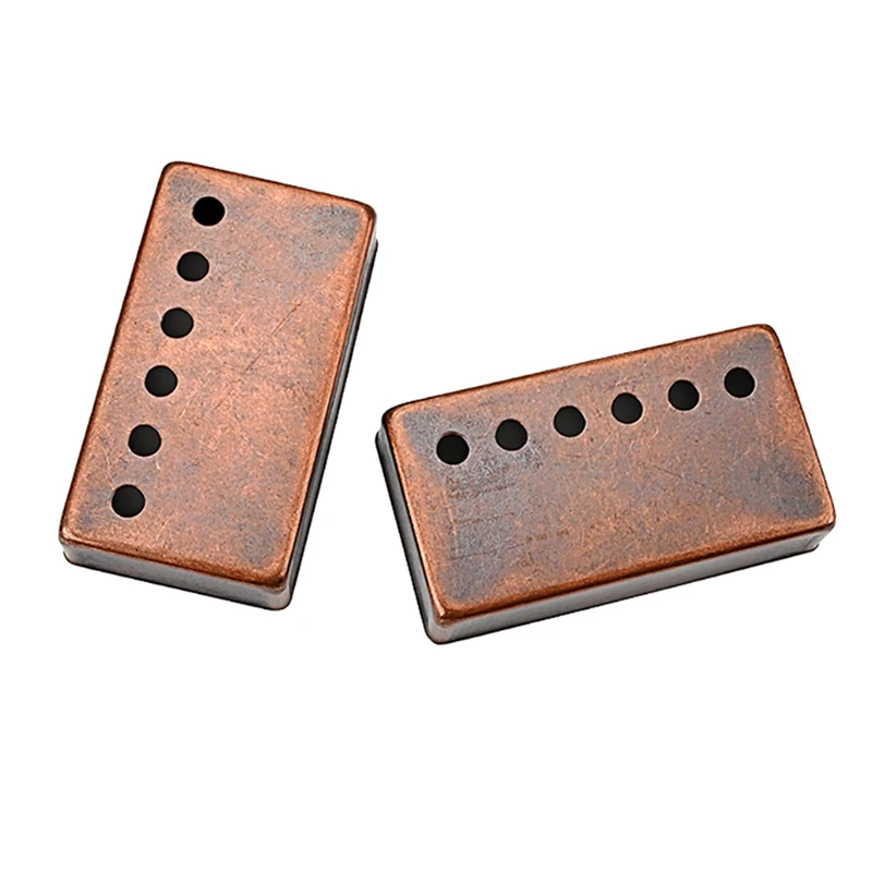 

2 Pcs BRONZE Humbucker Pickup Covers For Electric Guitar Neck Bridge Accessories