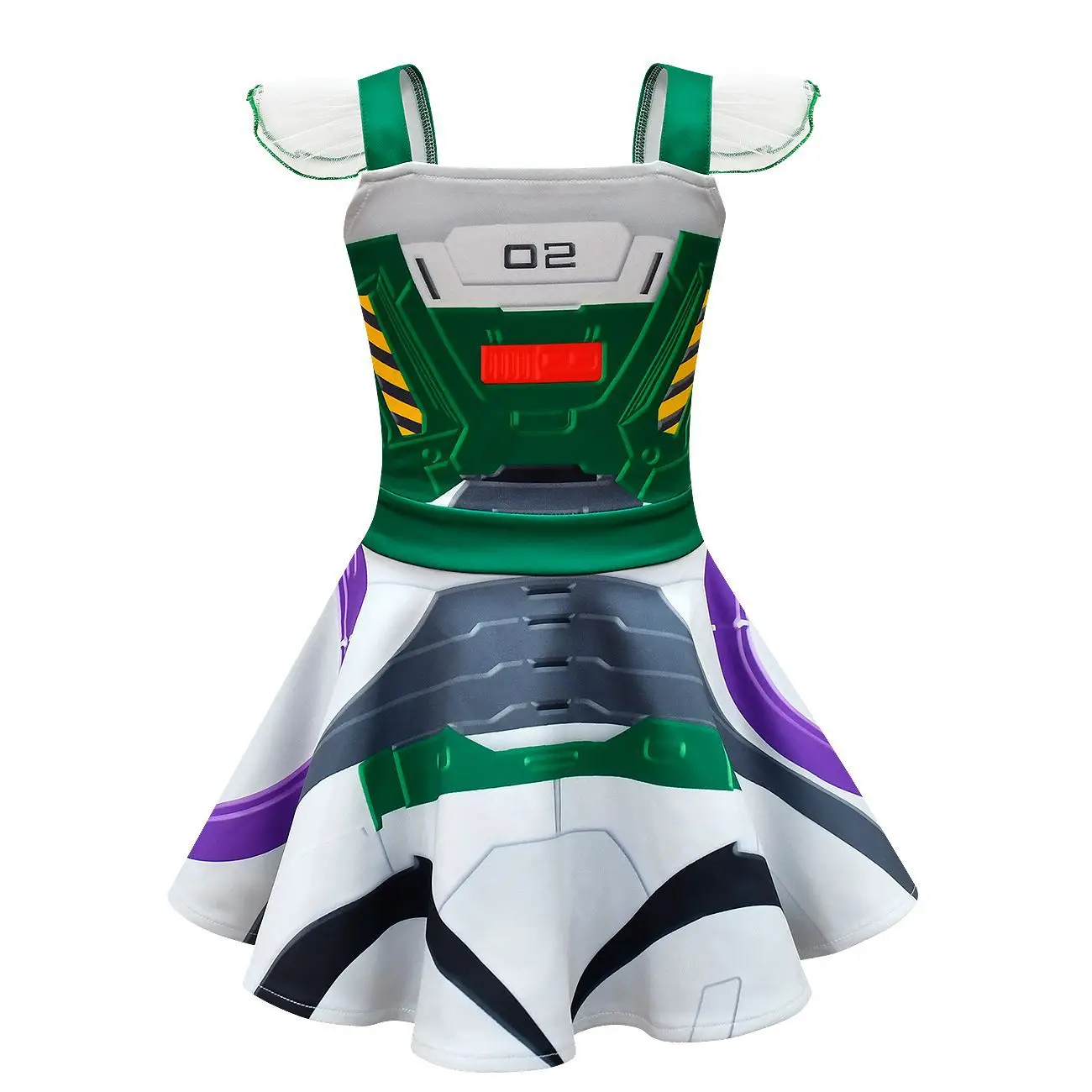 Summer Girls Cartoon Buzz Lightyear Cosplay Dresses Charm Encanto Carnival Halloween Costume Dress Up