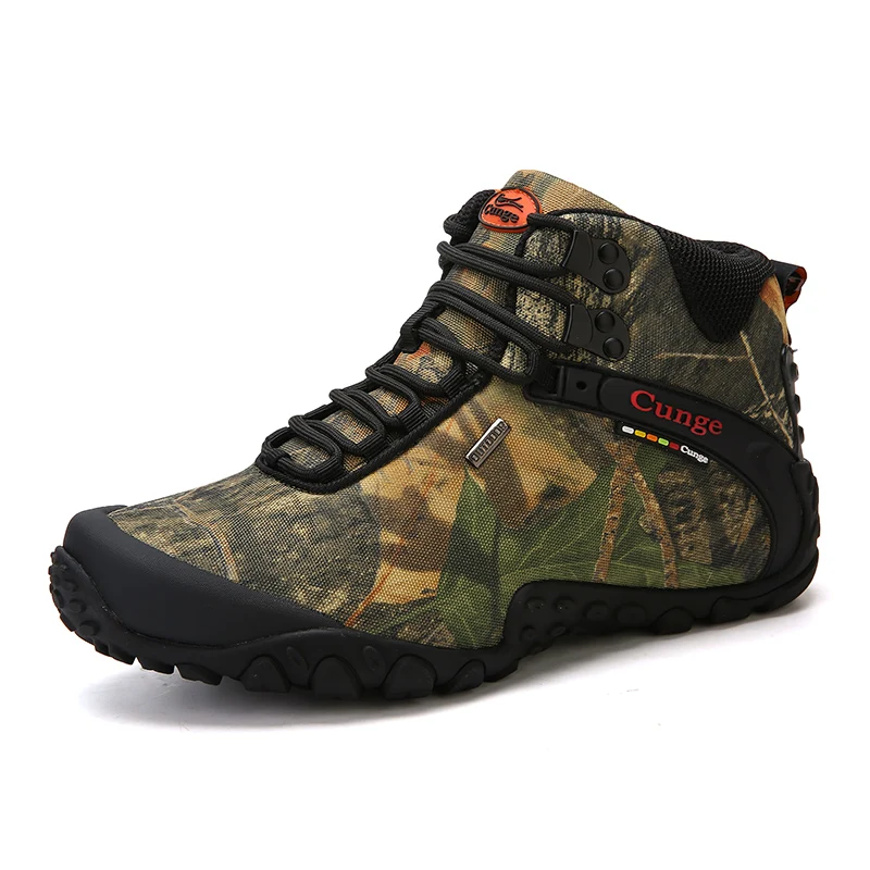

Hiking Boots Mens Summer Winter Outdoor Warm Non Slip Camouflage Footwear Work Ankle Boot Fall Military Boots Hunting Boots Male