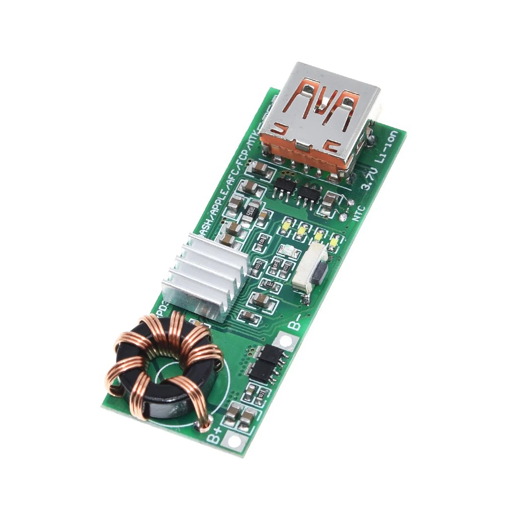 

PD USB Quick Charge Board 3.7V to 5V Boost Chargers Power Bank Charger Module Lightweight Bidirectional Power Modules