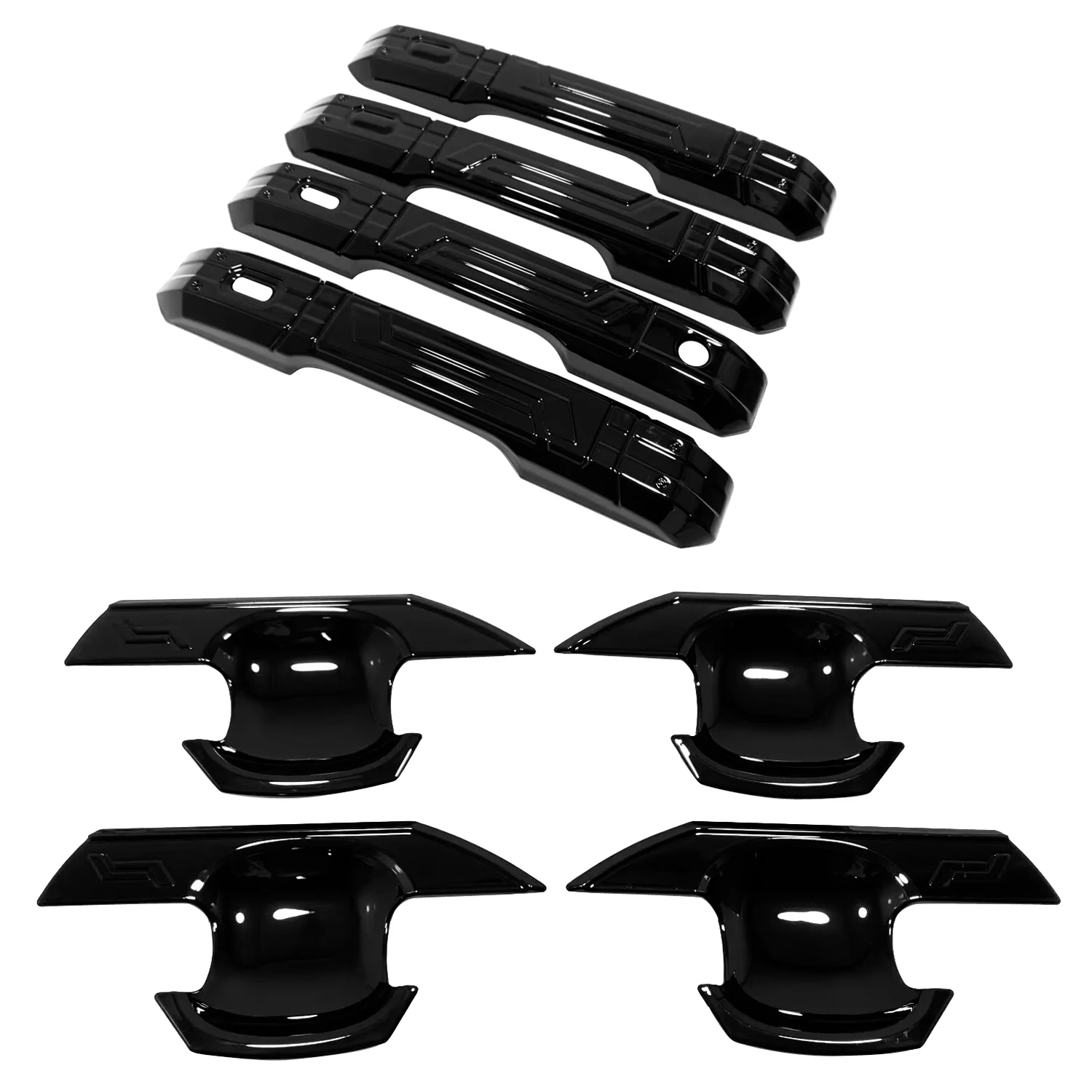 

CGZ для Toyota Land Cruiser 250 Prado LC250 2024 2025, боковые дверные ручки, крышка и дверные ручки, декоративная крышка чаши, отделка, 8 шт.