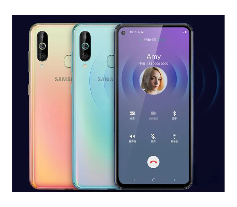 Samsung Galaxy A60 Global Version Cellphone 6.3Inch 6GB RAM 128GB ROM 32MP Triple Rear Camera 2 SIM Unlocked Android Smartphone
