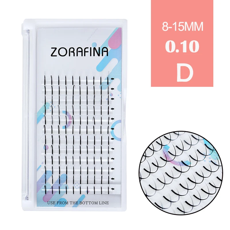 

ZORAFINA Fake Eyelashes Wholesale Eyelashes Extension Lashes Eyelash Clusters Fluffy Mink False Eyelashes Individual Fairy
