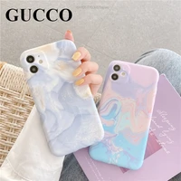 new fashion marble clouds kawaii phone case for iphone 13 pro max 12 11 xs x xr 7 8 plus case couples women y2k girls
