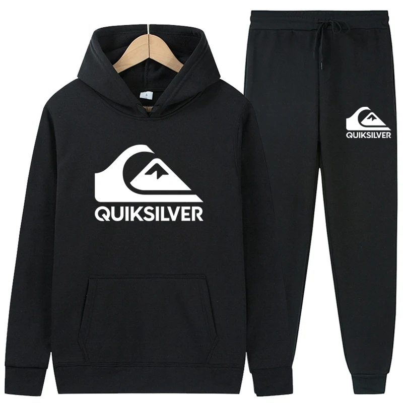 

Зимний спортивный костюм для мужчин, комплект из 2 предметов, толстовка с принтом и штаны, спортивная одежда, женский спортивный костюм, женс...