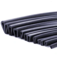 5m edge banding rubber u strip edge shield encloser bound glass metal wood panel board sheet for cabinet vehicle furniture seal