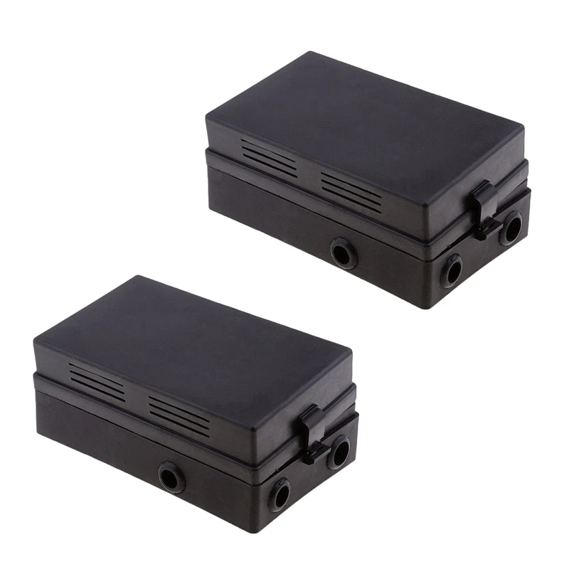 

HOT-2X Car Blade Fuse Holder Relay Socket Black Box 18 Way Blade Fuse Holder Car Automotive Insurance For Automotive Marine