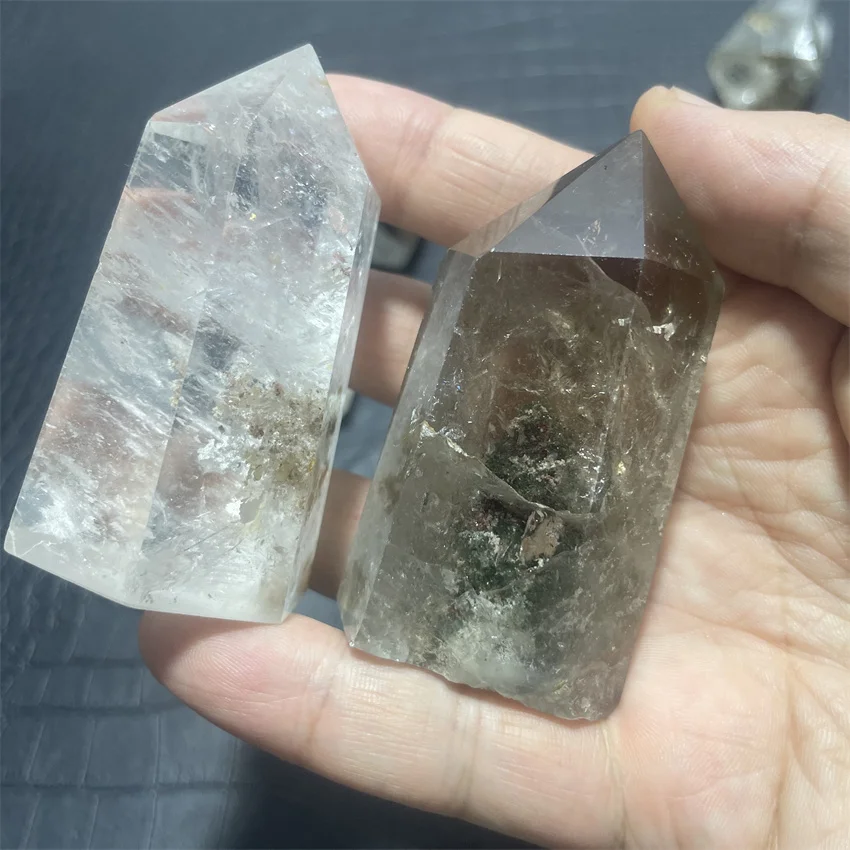 Натуральный камень Хрустальная башня зеленая фантомная палочка точечный декор