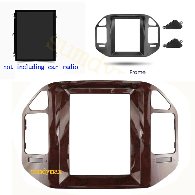 

9,7 дюймовая Автомобильная радиоустановка Fascia ДЛЯ Mitsubishi Pajero 3 V60 V68 V73 1999 -2006 Автомобильная Рамка адаптер Монтажная Рамка