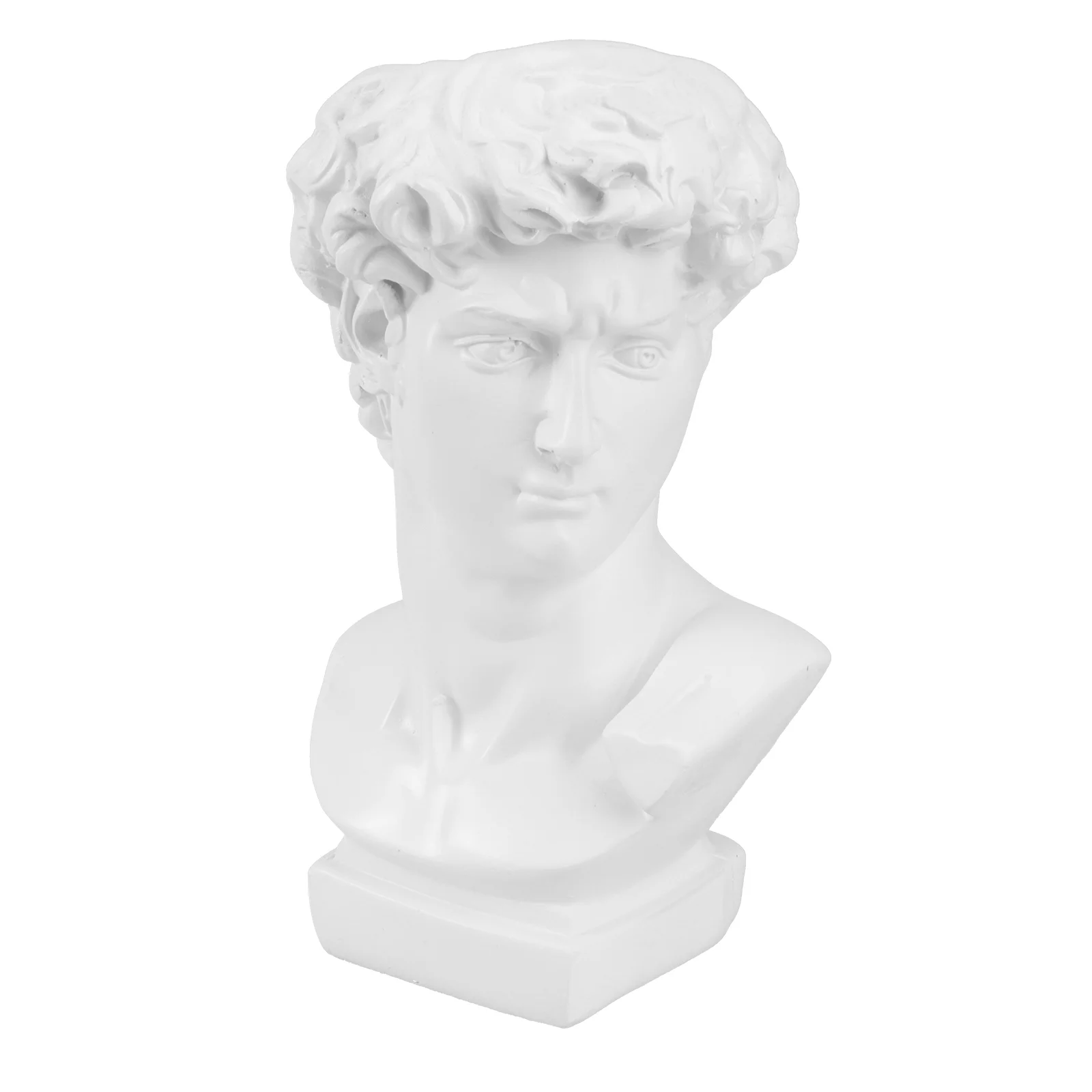 

Greek Statue David Planter Vase Head Pot Sculpture Bust Goddess Resin Succulent Face Holder Flower Roman Penmakeup Brush