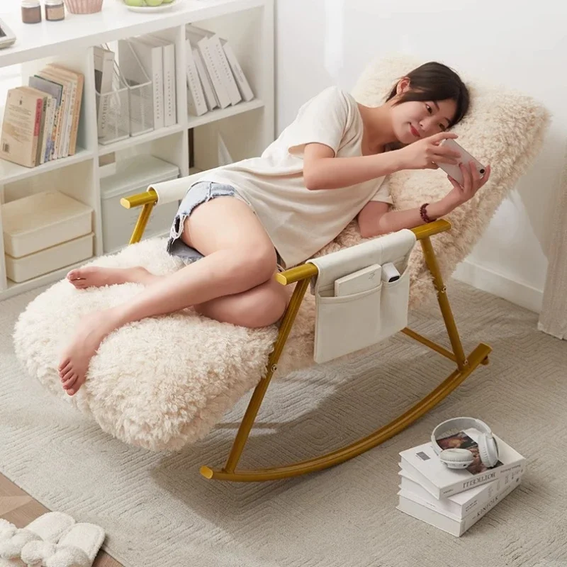 Балкон уличное кресло с откидной спинкой стильное дизайнерское кресло-качалка