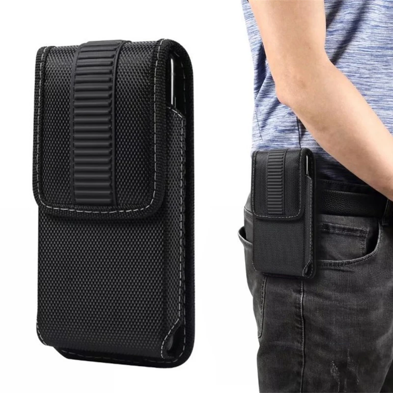 Oxford Cloth Phone Leather Bag For Xiaomi 13 Ultra Magnetic Flip Waist Case For Mi 13 Lite 12 12X 11T 12T Pro 12S 11 Ultra Pouch