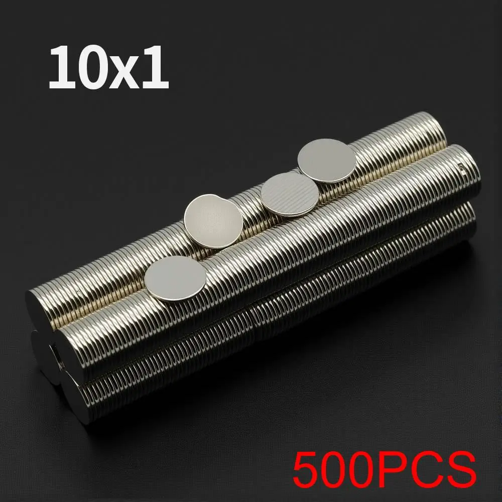 

Неодимовые магниты N35 круглые 10x1 мм