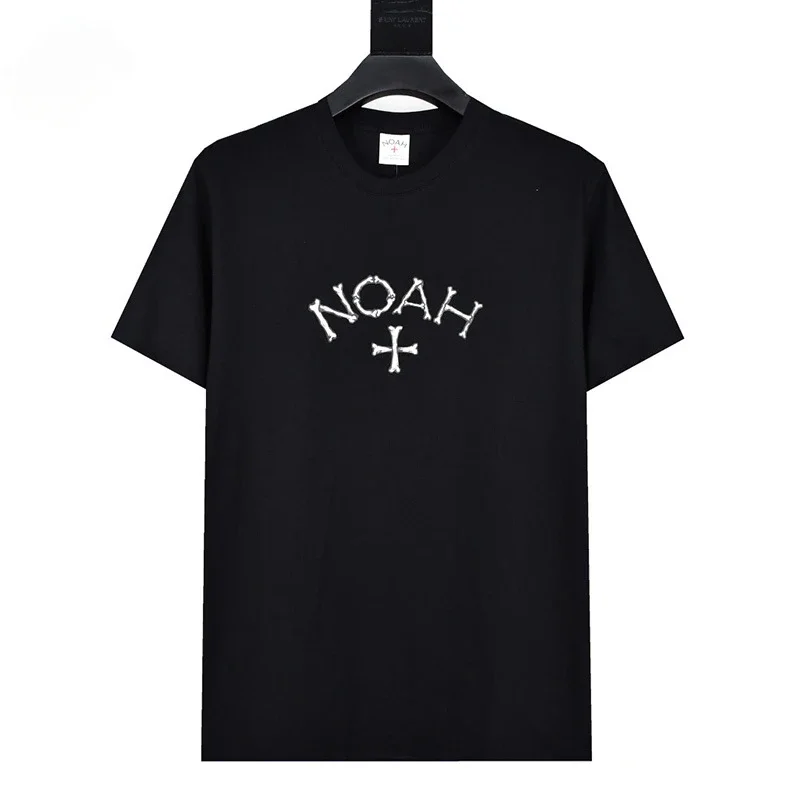 Футболка Мужская/женская с принтом Ноя 2024 хлопок черная/белая