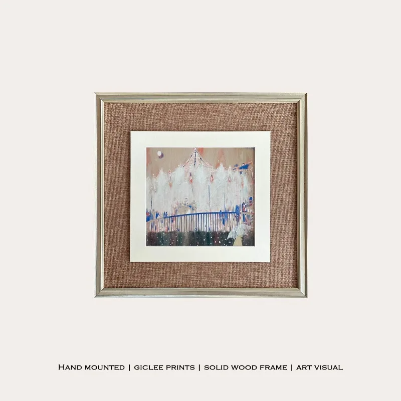 Muji современное средневековое нишевое искусство декоративная живопись спальня