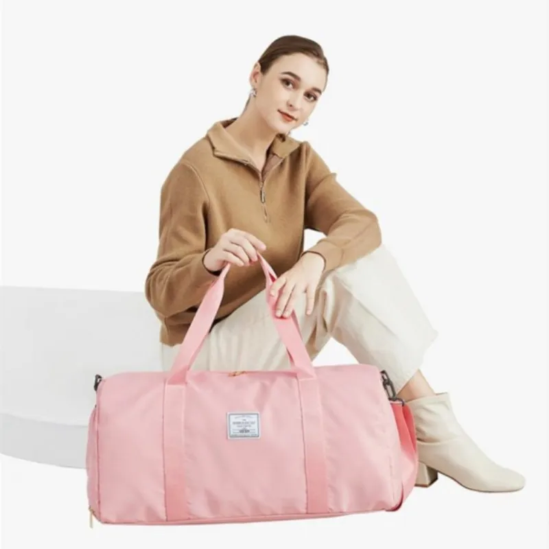 Waterproof Travel Tote Compartment Large Capacity Storage  Hand Luggage Bag Yoga Swimming Organizer Shoulder Pouch Shoes Packing