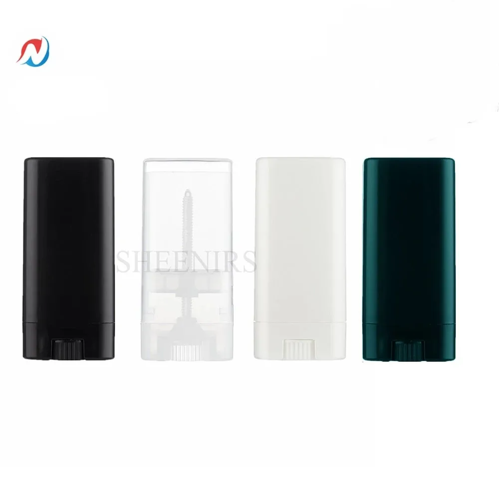 

20pcs 15ml 0.5oz Oval Deodorant Containers Carry-On Travel DIY Deodorant Lip Balm Lotion Bar Moisturizer Heel Balm Sunscreen