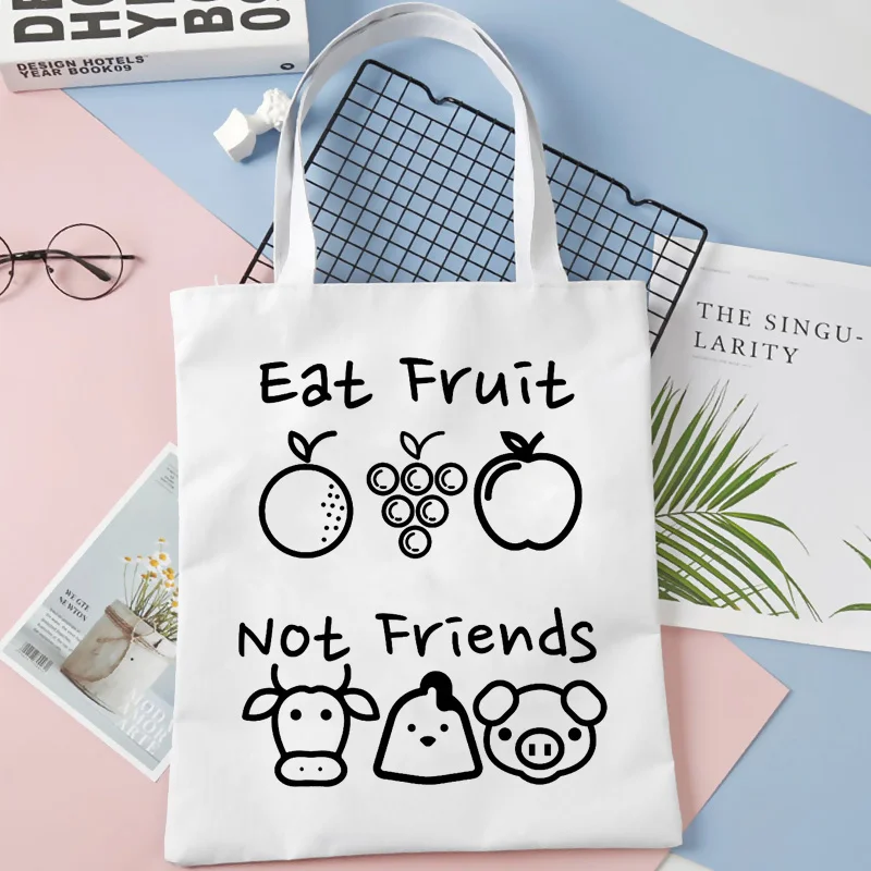 

Messenger Canvas Shoulder Bag Shopping Bags Beach Hand Bags 2022 New Vegan cute kawaii aesthetic Art Cartoon vintage Bolsas
