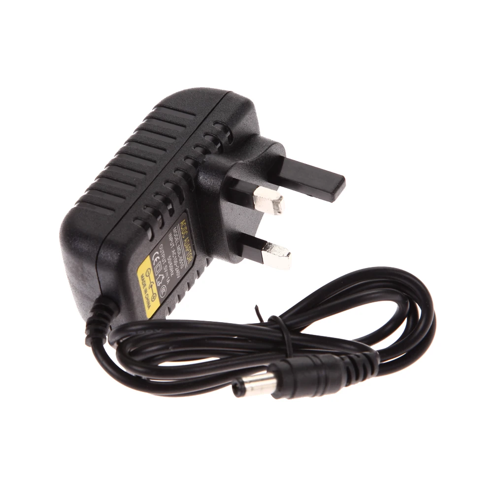 

AC 100-240V Converter Adapter (Worldwide AC Input) DC 5.5 x 2.5MM 5V 1A 1000mA Charger UK Plug Switching Power Supply