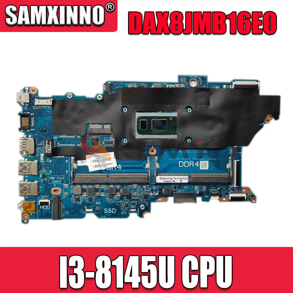 

For HP 440 G6 450 G6 Laptop Motherboard DAX8JMB16E0 L44881-601 L44881-001 I3-8145U CPU 100% Tested Fast Ship
