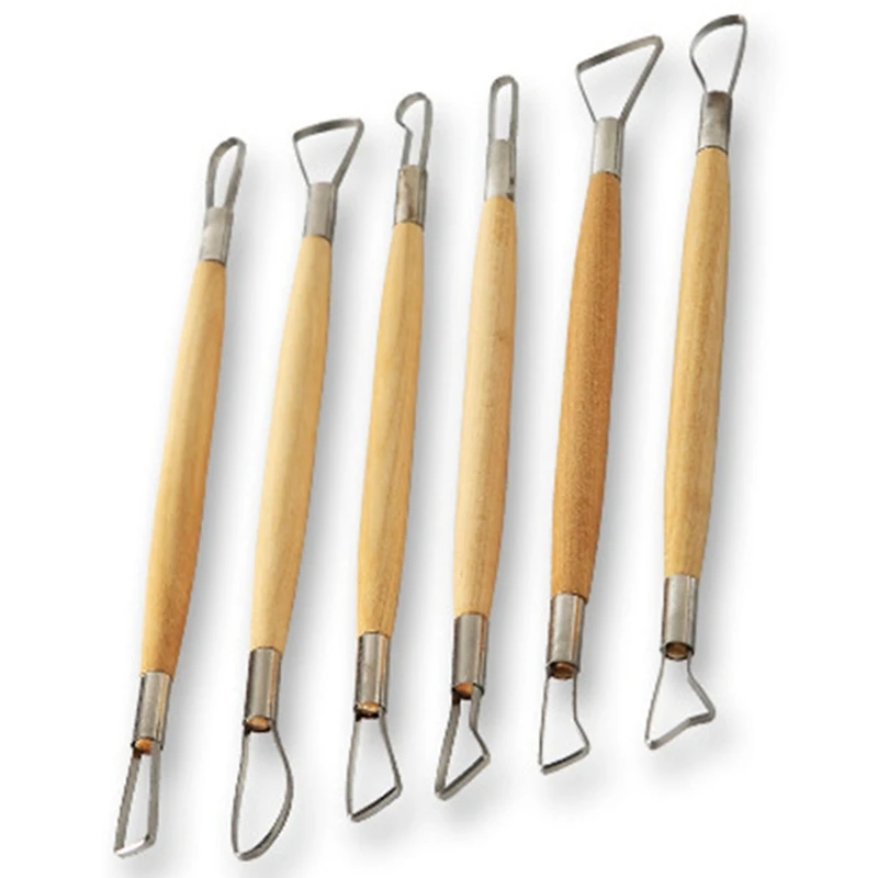 Инструменты для гончарного дела Набор плоских ножей с двойной головкой придания