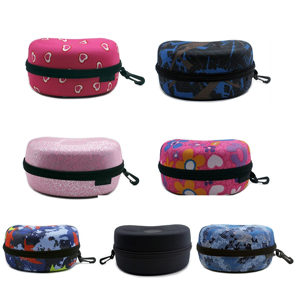 

1pc Nylon Sports Ski Glasses Boxes No Glasses Snow Ski Case Snowboard Skiing Sunglasses Box For Skiing Hiking Cycling Parts