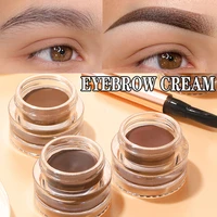 1pc waterproof dyeing eyebrow cream natural brow tattoo tint black brown eyebrow enhancers eye brow gel makeup cosmetic 4 colors