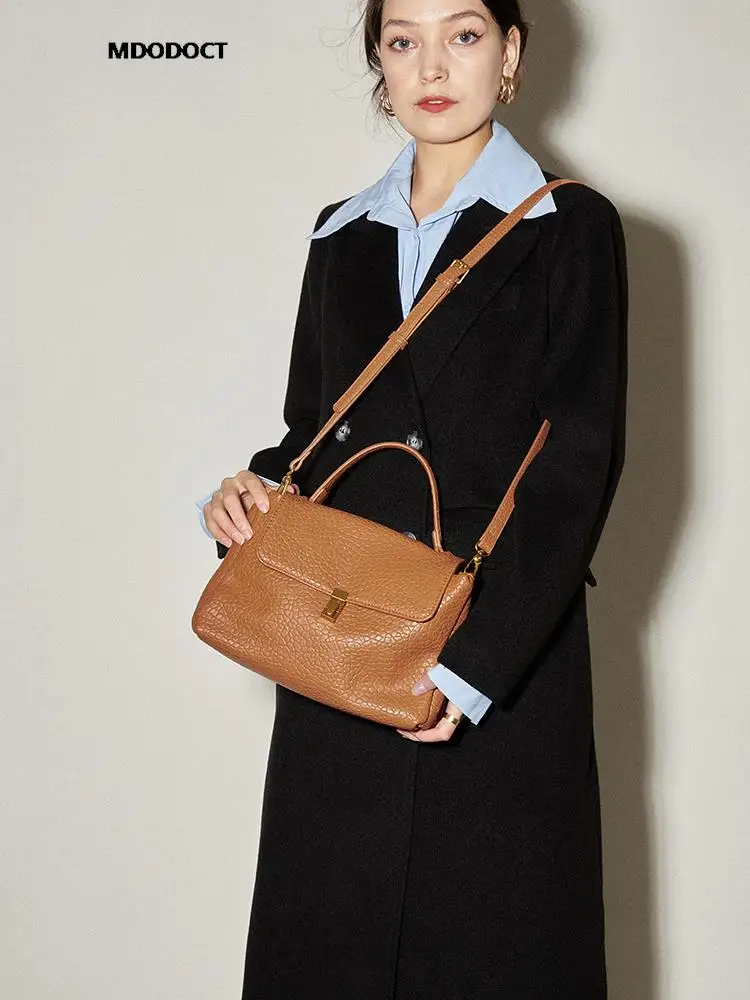 New Messenger Fashion Handbags Women 2023 Luxury Designer Soft PU Leather Crossbody Shoulder Bag Summer Classic Simple Vintage