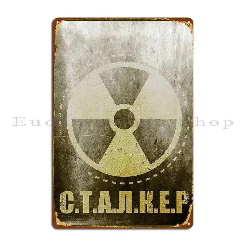 Нашивка Loner Faction S T A L K E R Металлическая вывеска Паб Настенная пещера Дизайн