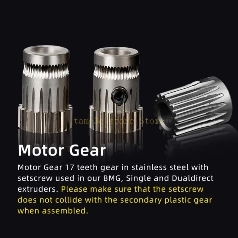 

D0UA Dual Gear Extruder Upgraded ShortRange Dual Extrusion Gear for 3D Printer