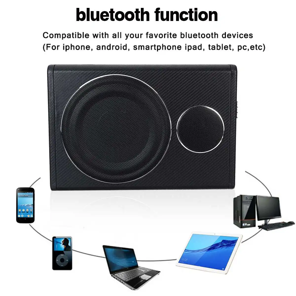 Автомобильный bluetooth-усилитель 12 В 800 Вт 8 дюймов |