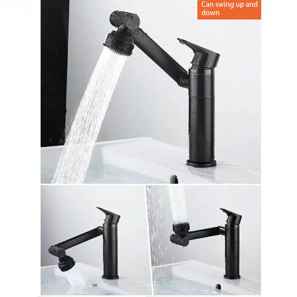 

Kitchen Faucet Stainless Steel Sink Tap Water Crane Handy Installation Craftsmanship 360 Degrees Household Accessories