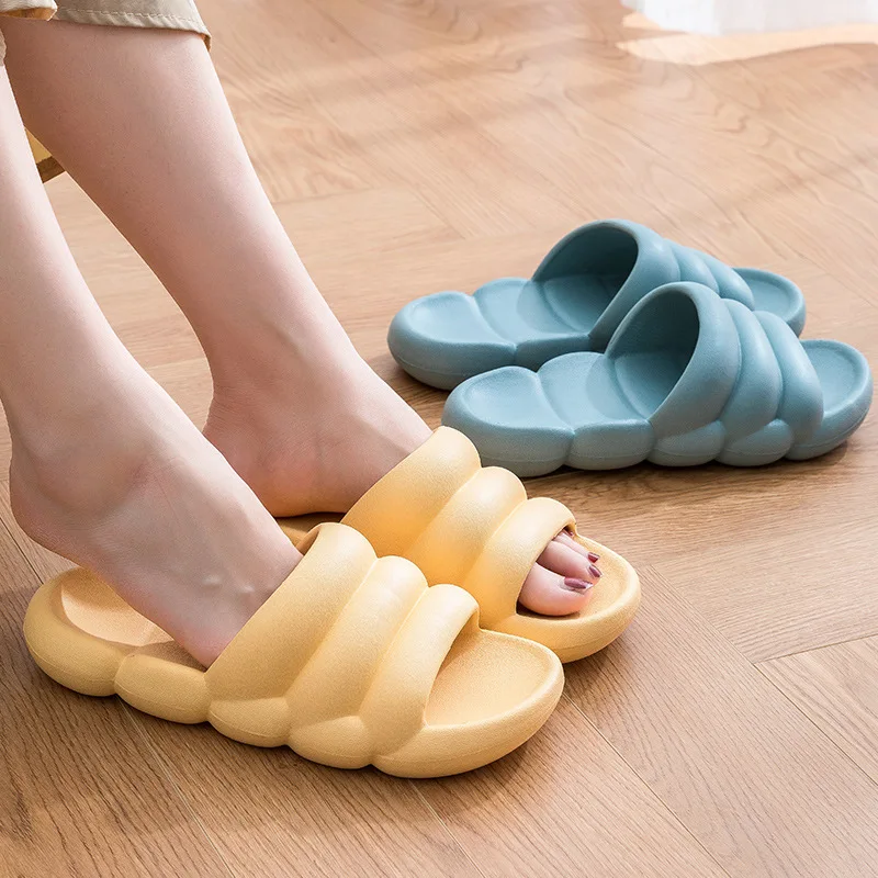 Slippers Women's Summer Home Indoor Mute Sandals Slippers Non-slip Soft Bottom Support Slippers Sandals