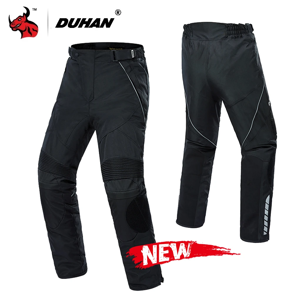 DUHAN Motorcycle Pants Men Motocross Trousers Waterproof Cycling Pants Off Road Racing Clothing Wear Resistant Protective Gear