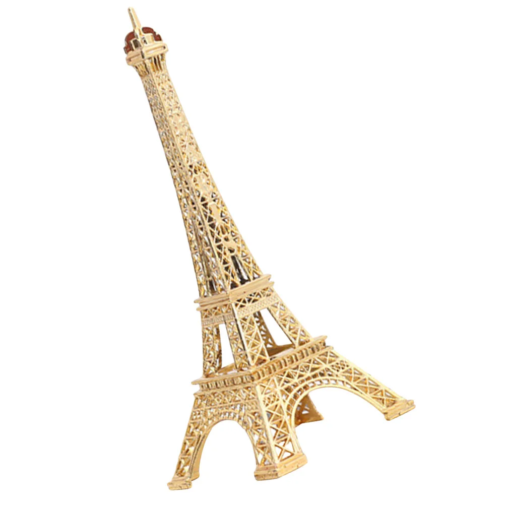 

Desktop Ornament Table Decor Props Eiffel Tower Gift Delicate Retro Adorn Iron Model Office
