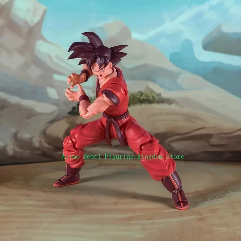 Фото В наличии: Фигурка Demoniacal Fit Dragon Ball Z SHF Сон Гоку Каё Кен, уровень силы 16000, модель Scarlet Martial, на Рождество №4