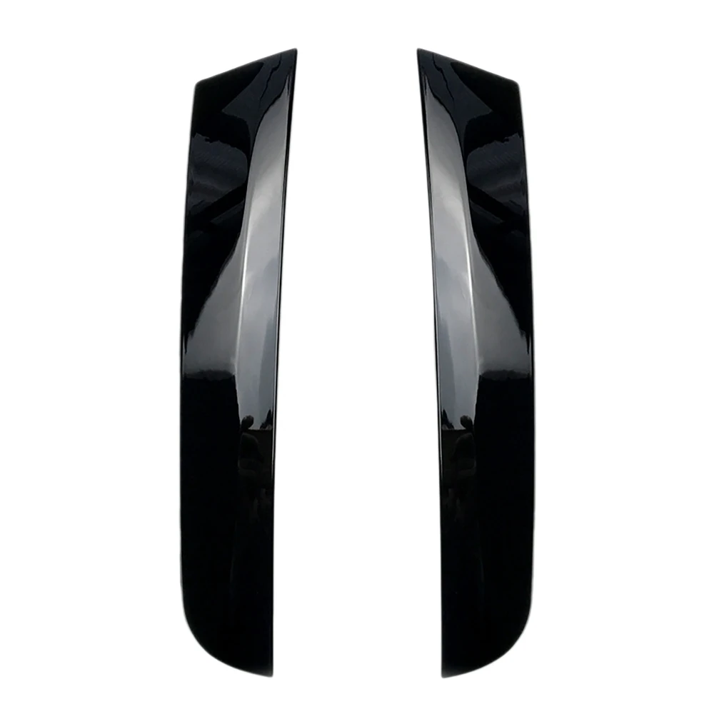 Глянцевый черный вертикальный боковой спойлер на заднее окно из АБС-пластика для