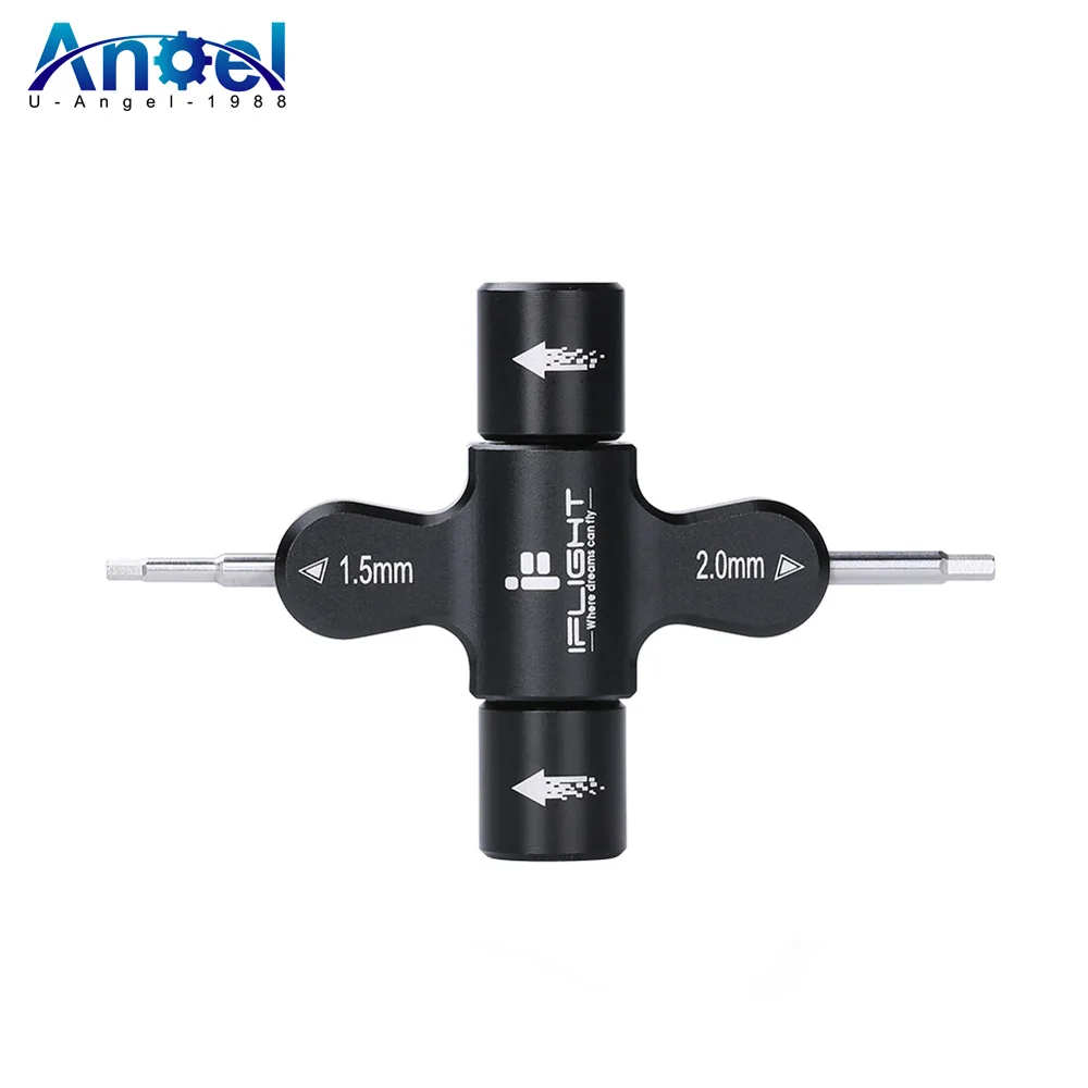 

iFlight M3 M5 Quad Wrench Built in One Way Bearing Tool Nut Screw Wrench Quick Release Propeller Motor Tool For FPV Drone