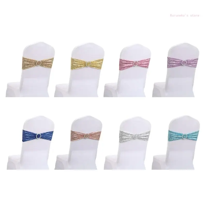 

Dining Chair Sashes 10pcs/set Holiday Decorative Household Accessory for Wedding Dining Chair Decoration Supplies