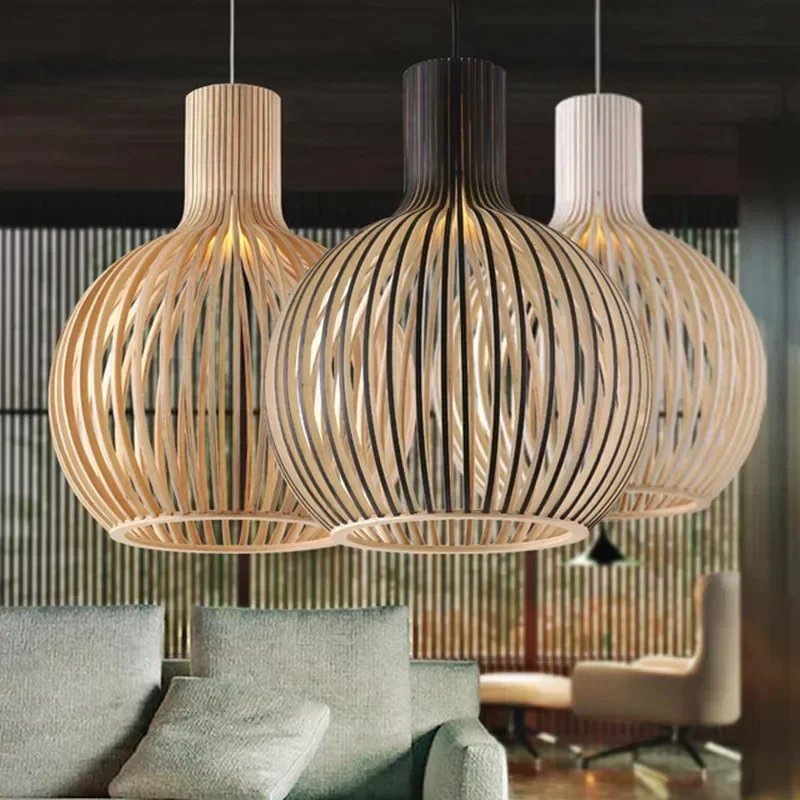 Голландский дизайнер VIP-стиль в стиле кантри Foscarini люстры с деревянной клеткой