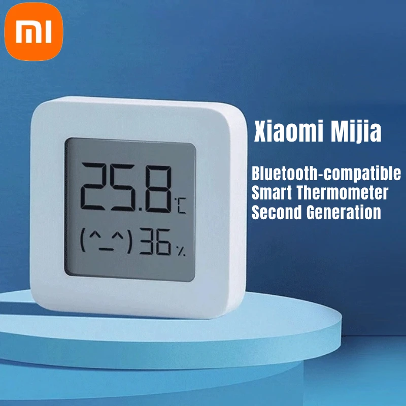 

XIAOMI Mijia Bluetooth-compatible Thermometer 2 Wireless Smart Electric Digital Hygrometer Thermometer Work With Mijia APP