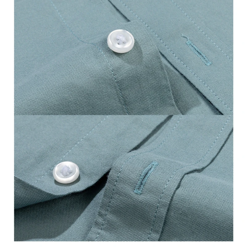 Short Sleeve Man Shirt Cotton Oxford Man Shirts High Quality Fashion Business Mens Fashion Clothing Trends Slim Fit Shirt Men