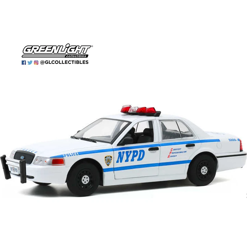 Greenlight 1:24 2011 полицейская машина Crown Vic — литая под давлением модель автомобиля из