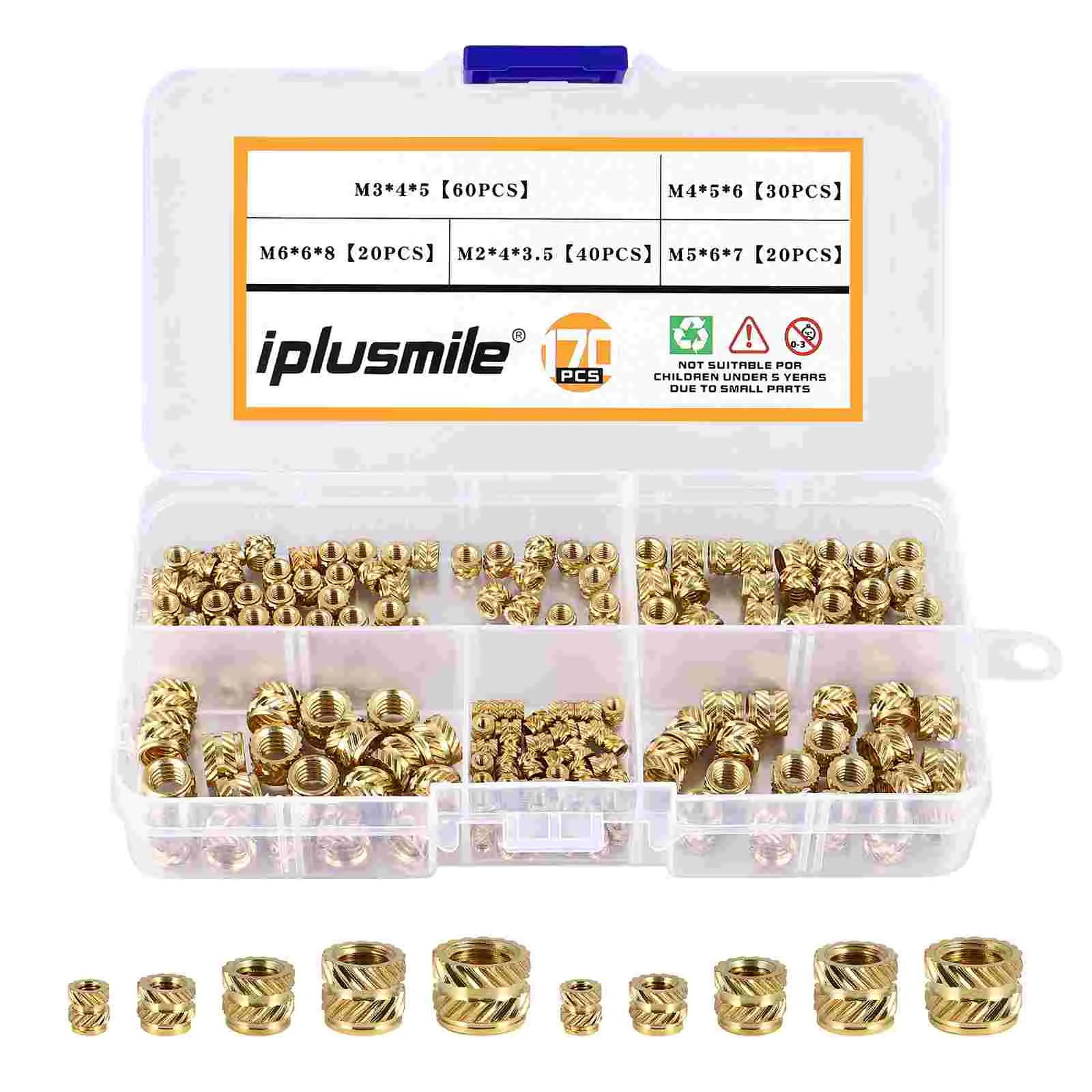 

Threaded Insert Nuts Inserts Heat Nut Knurled Brassset Embedment 3Dwood Screwsstaking Lock Ez Kit Female Thread Furniture Bolts