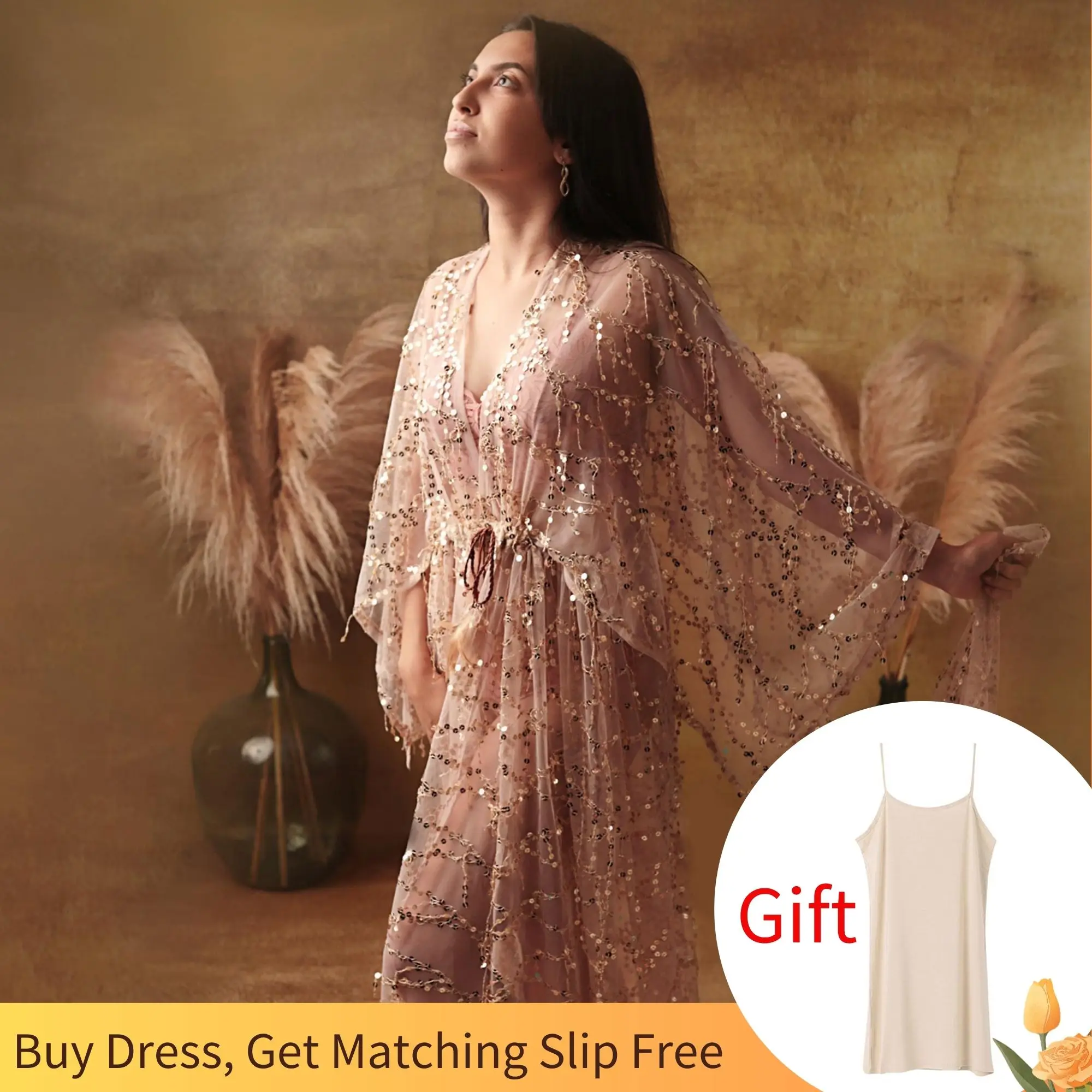 Платье для беременных Don &amp Judy Boho с блестками блестящее платье длиной до пола