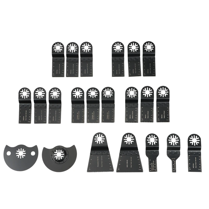 

22PCS Oscillating Saw Blades Multifunctional Repair Tools For Wood Metal Plastic