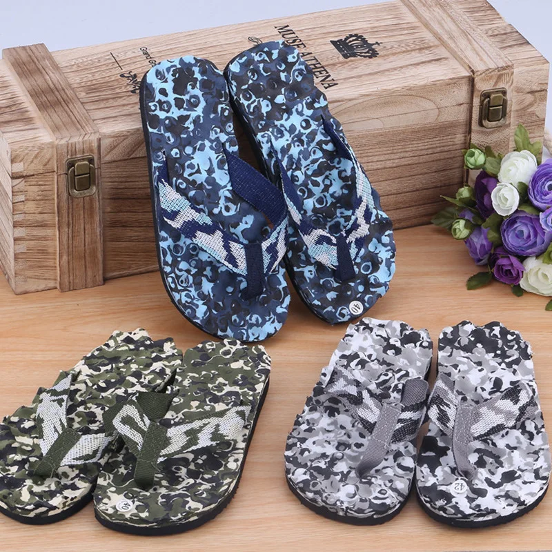 

Beach Flip Flops Fashion Camouflage Water Shoes Women Summer Slippers Shoe Unisex Lovers Couples Outside Sandals Pantufas