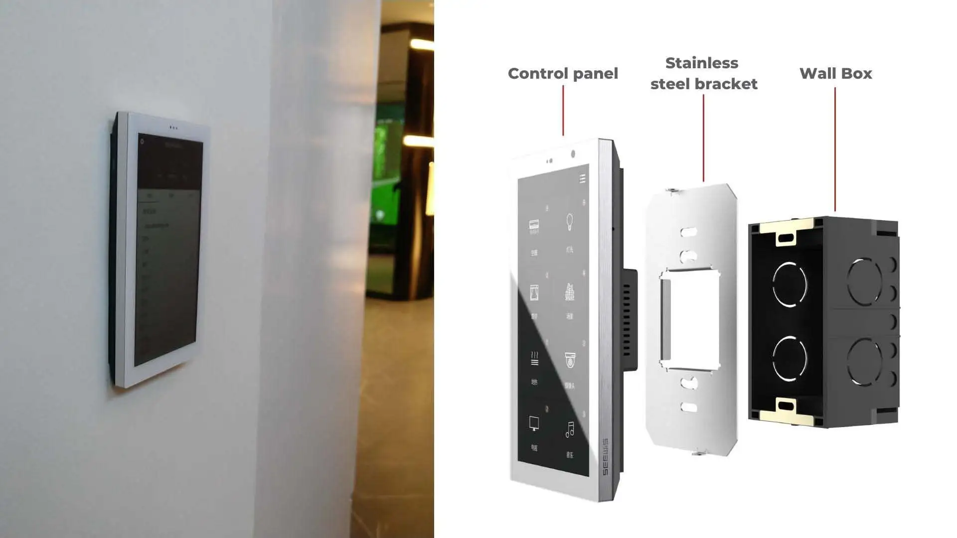 Переключатель Tuya для умного дома с сенсорной панелью 5,7 дюйма, на базе Android (art.: 3920bf8d8fea8) - 3920bf8d8fea8